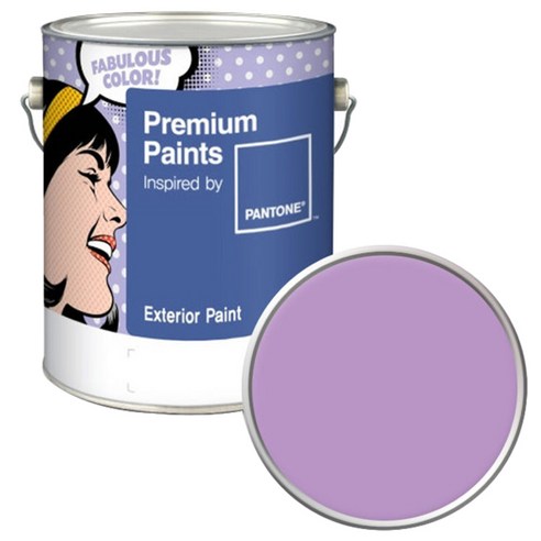 노루페인트 팬톤 외부용 실외 무광 페인트 4L, 16-3520 African Violet