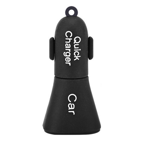 칼론 차량용충전기 캐릭터 USB 메모리 블랙, 16GB
