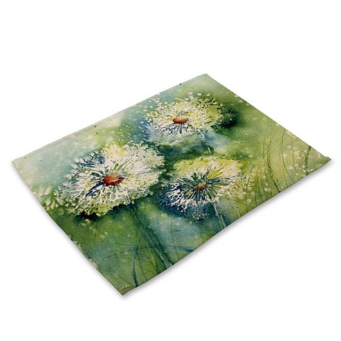 비케이 민들레 식탁매트, 3, 42 x 32 cm