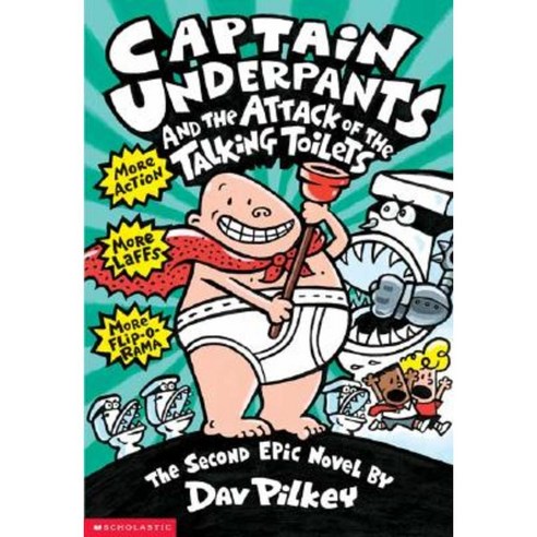 Captain Underpants and the Attack of the Talking Toilets Paperback, Scholastic 델타프로싱글렛 Best Top5