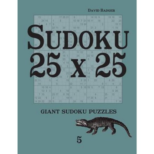 Sudoku 25 X 25: Giant Sudoku Puzzles 5 Paperback, Udv