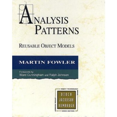 Analysis Patterns: Reusable Object Models (Paperback) Paperback, Addison-Wesley Professional