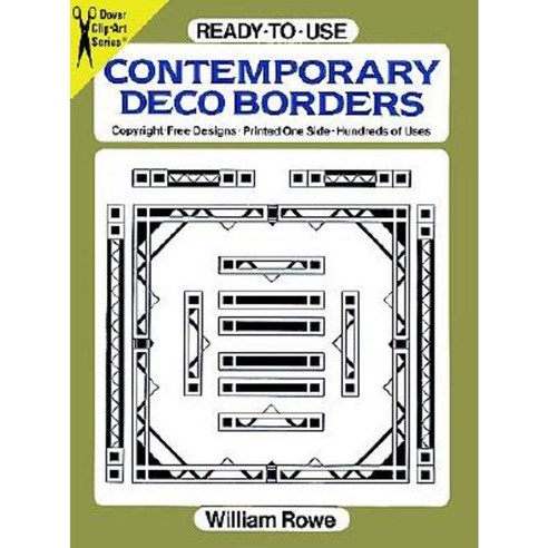 Ready-To-Use Contemporary Deco Borders Paperback, Dover Publications