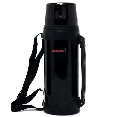 키친아트 네이쳐 보온보냉병, 블랙, 800ml