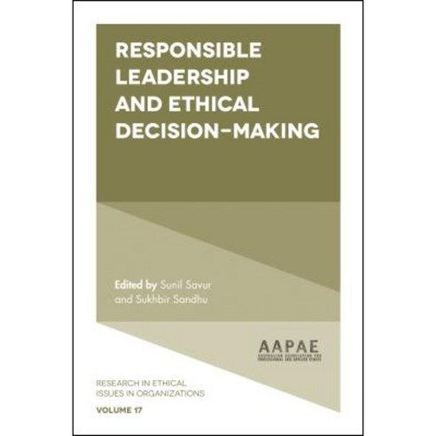 Responsible Leadership and Ethical Decision-Making Hardcover, Emerald Publishing Limited