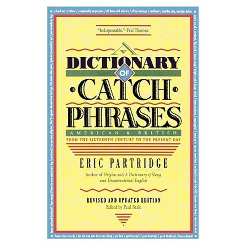 Dictionary of Catch Phrases Paperback, Scarborough House Publishers
