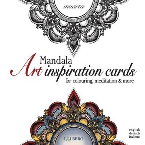 Mandala Art Inspiration Cards: For Colouring Meditation & More Paperback, Edizioni Lalbero