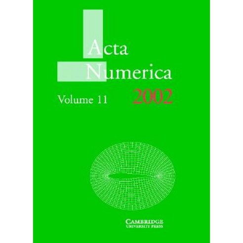 ACTA Numerica 2002: Volume 11 Hardcover, Cambridge University Press