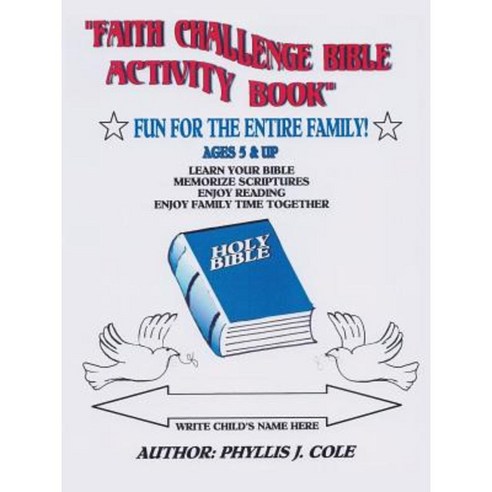 Faith Challenge Bible Activity Book Paperback, Outskirts Press