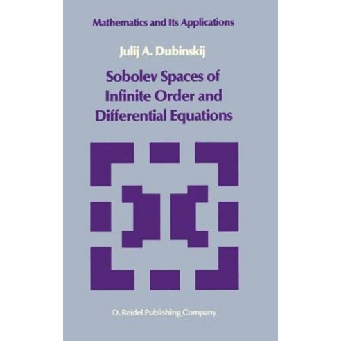 Sobolev Spaces of Infinite Order and Differential Equations Hardcover, Springer