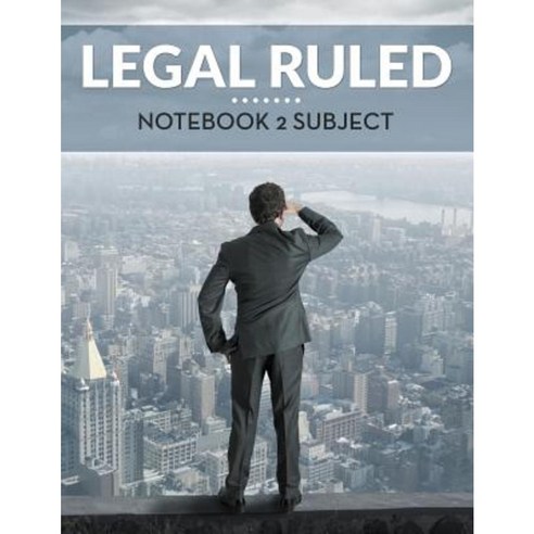 Legal Ruled Notebook 2 Subject Paperback, Biz Hub