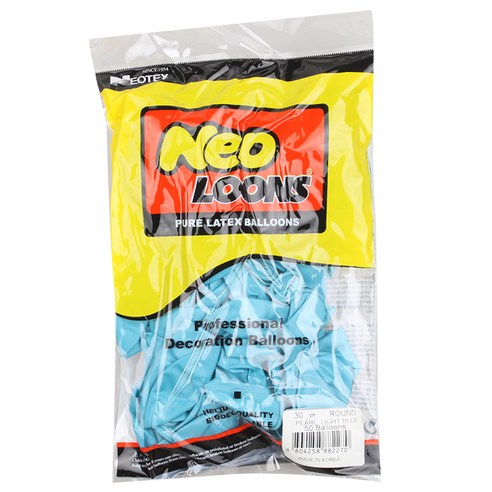 네오룬즈 라운드풍선 30cm 50개입, 펄 라이트블루, 1개