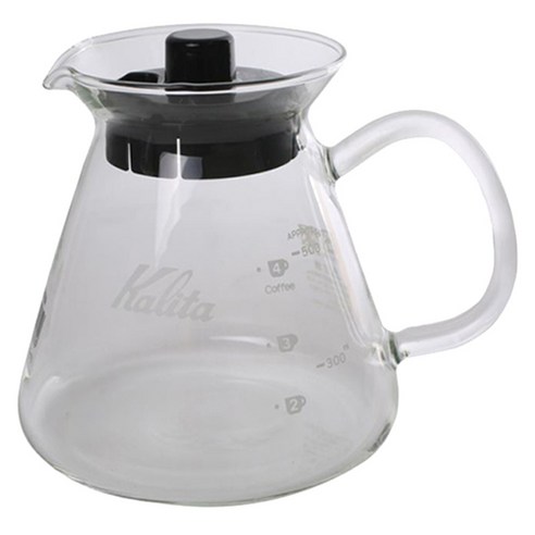 칼리타 커피 드립 서버 500ml, 혼합 색상, 1개