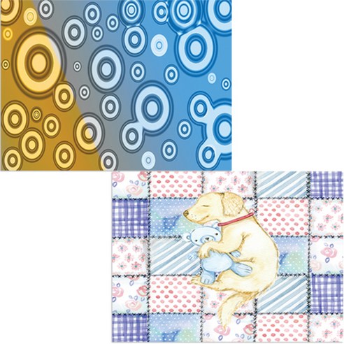 벨라 실리콘 식탁매트 2p 낮잠 세트, 낮잠, 동그라미1, 385 x 285 mm, 두께 1mm