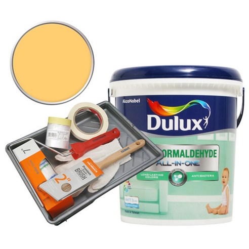 듀럭스 안티 포름알데히드 올인원 페인트 3L 세트, Golden Day