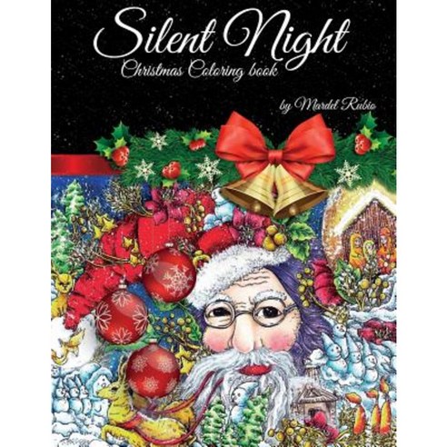 Silent Night: Adult Coloring Book Paperback, Phoenix Amulet Publishing