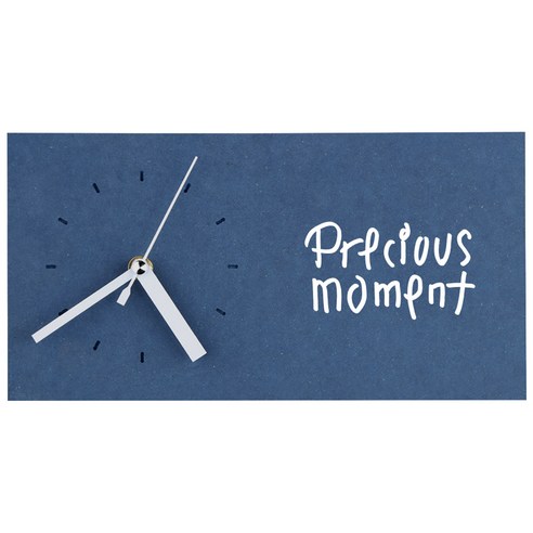 1AM 힐링시계 탁상 Precious, 진파랑