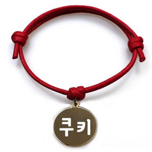 펫츠룩 굿모닝 레드 반려동물 목걸이 S + 메탈원형 팬던트 M, 골드(쿠키), 1개