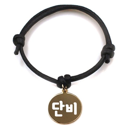 펫츠룩 굿모닝 블랙 반려동물 목걸이 S + 메탈 원형 팬던트 S, 골드(단비), 1개