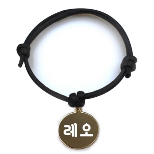 펫츠룩 굿모닝 블랙 반려동물 목걸이 S + 메탈원형 팬턴트 M, 골드(레오), 1개
