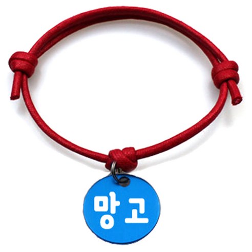 펫츠룩 굿모닝 레드 반려동물 목걸이 M + 알미늄원형 팬던트 S, 블루(망고), 1개