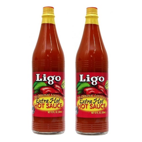 리고 루이지애나 엑스트라 핫 소스, 355ml, 2개