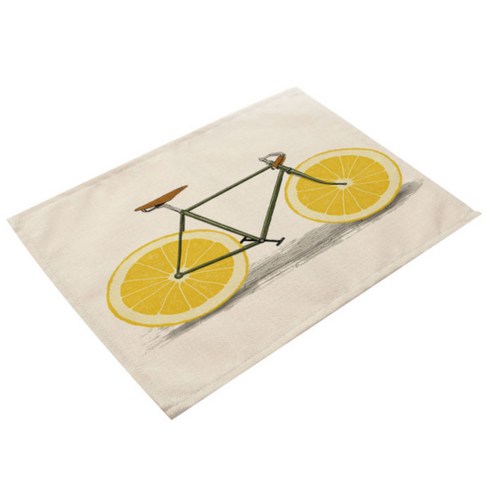 아울리빙 다양한 자전거 식탁매트, C, 42 x 32 cm