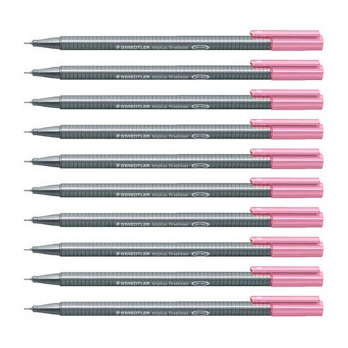 스테들러 트리플러스 화인라이너 334 수성펜 0.3mm, 21, 10개입