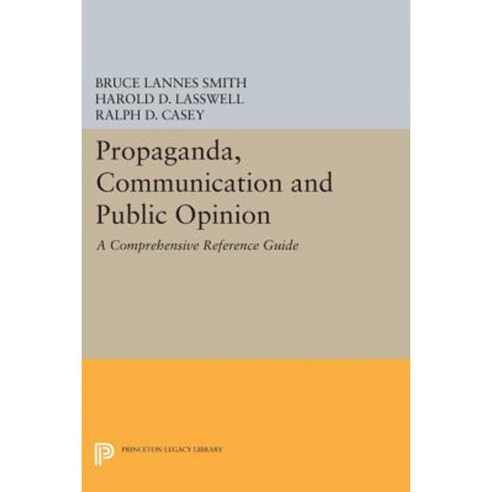 Propaganda Communication and Public Opinion Paperback, Princeton University Press