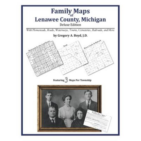 Family Maps of Lenawee County Michigan Paperback, Arphax Publishing Co.