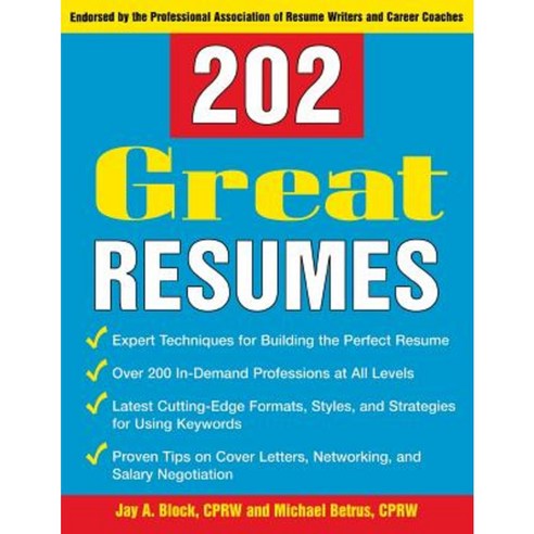 202 Great Resumes Paperback, McGraw-Hill Education