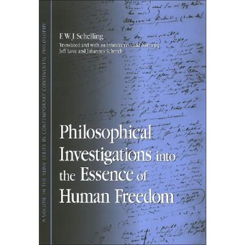 Philosophical Investigations Into the Essence of Human Freedom Paperback, State University of New York Press