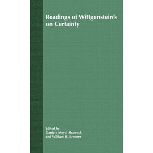 Readings of Wittgenstein''s on Certainty Hardcover, Palgrave MacMillan