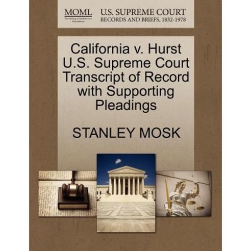 California V. Hurst U.S. Supreme Court Transcript of Record with ...