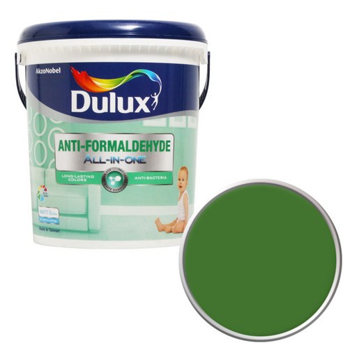 듀럭스 안티 포름알데히드 올인원 페인트 3L, Lincoln Green