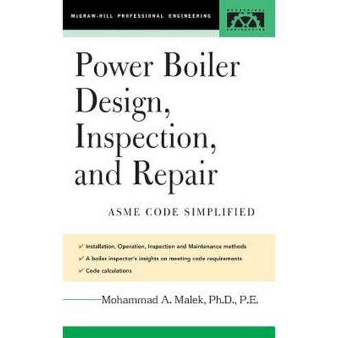 Power Boiler Design Inspection and Repair Hardcover, McGraw-Hill Education
