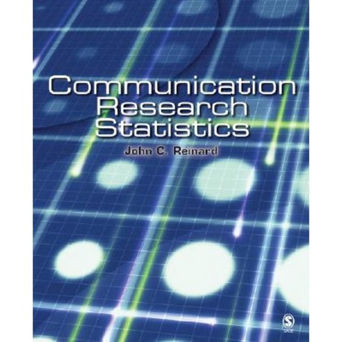 Communication Research Statistics Paperback, Sage Publications, Inc