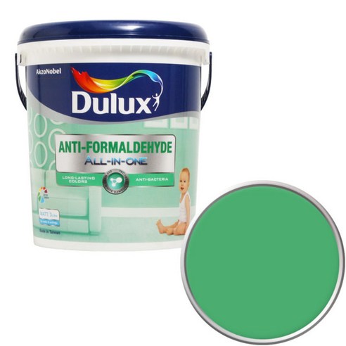 듀럭스 안티 포름알데히드 올인원 페인트3L, Granada Green