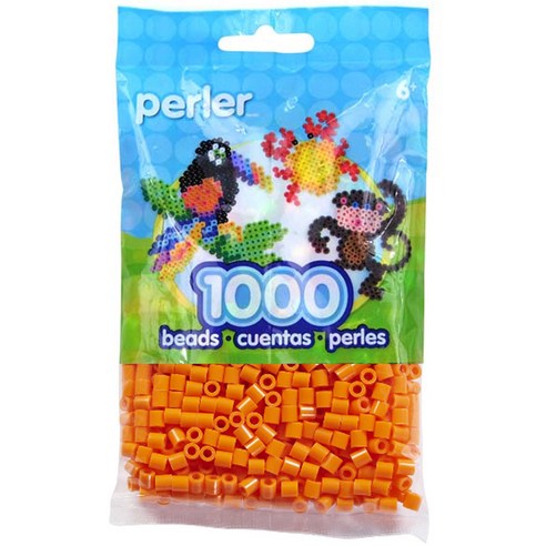펄러 1000 비즈 80-19004, 오렌지, 1개