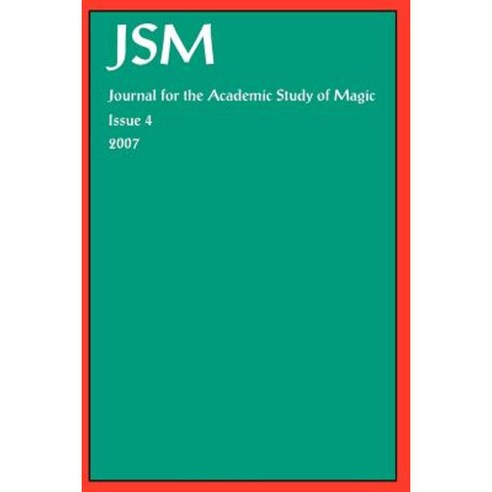Journal for the Academic Study of Magic 4 Paperback, Mandrake of Oxford