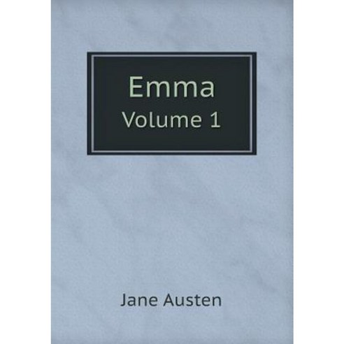 Emma Volume 1 Paperback, Book on Demand Ltd. - 가격 변동 추적 그래프 - 역대가