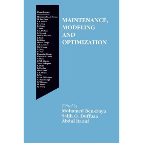 Maintenance Modeling and Optimization Paperback, Springer