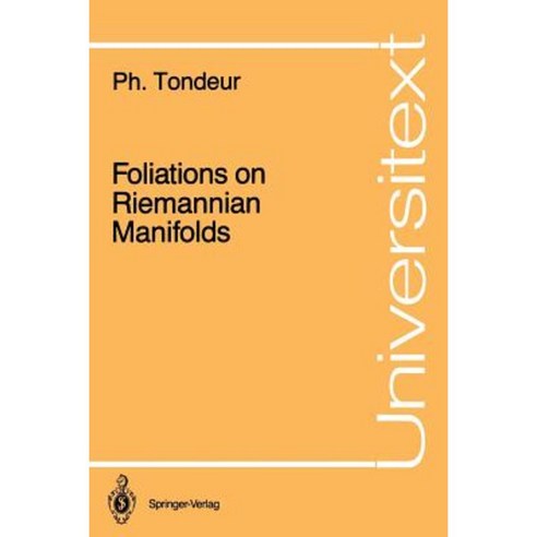 Foliations on Riemannian Manifolds Paperback, Springer