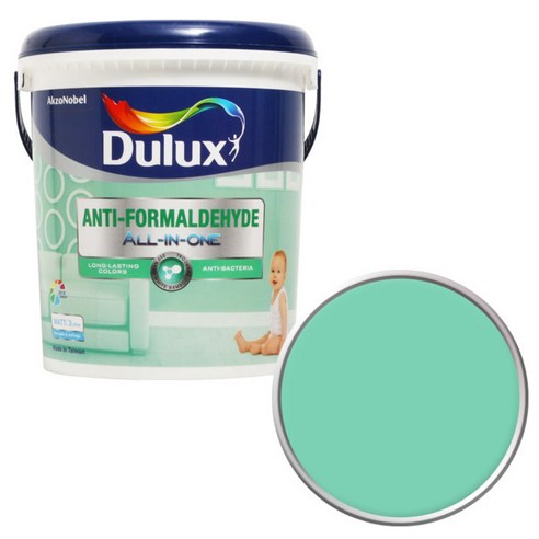 듀럭스 안티 포름알데히드 올인원 페인트3L, Bermuda Green