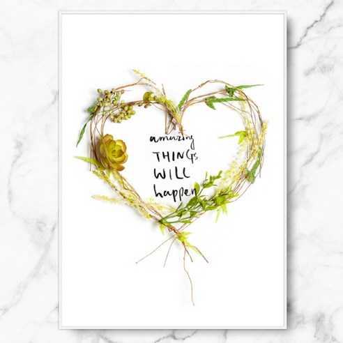 RYMD Amaging things will happen 수지 액자, 블랙