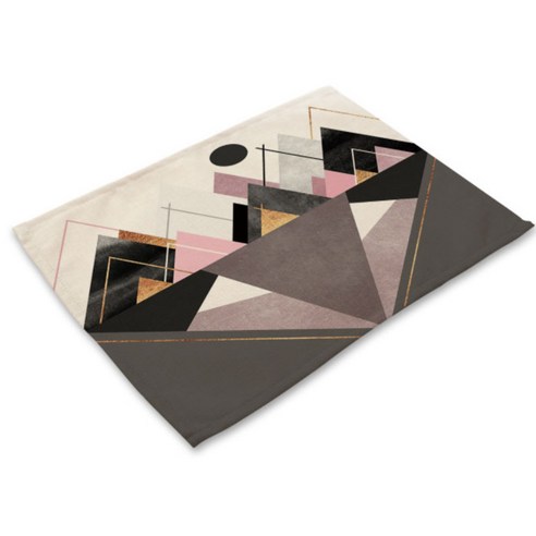 아울리빙 사이버 디자인 식탁매트, J, 42 x 32 cm