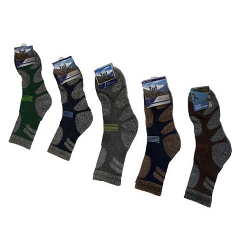 티에스 남성용 국산 등산 양말 5켤레, 랜덤 발송