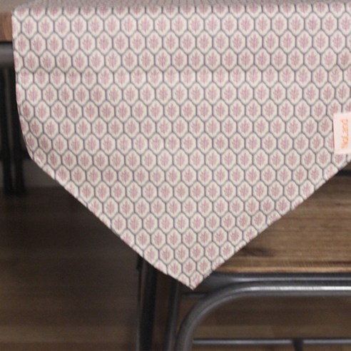 Noland 버들꽃 테이블 러너, 핑크, 180 x 30 cm