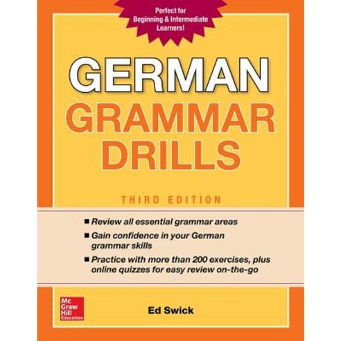 German Grammar Drills Third Edition Paperback, McGraw-Hill Education