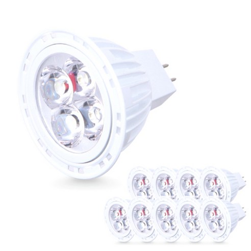 씨티오 LED MR16 램프 4W 10p, 주광색(형광등색, 10개